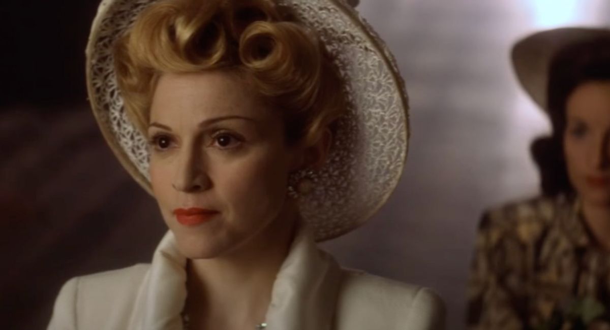 Madonna dans le rôle d'Eva Perón dans le film 