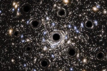 Certaines fusions de trous noirs se produisent dans des "carnavals" chaotiques d'amas d'étoiles. - 3