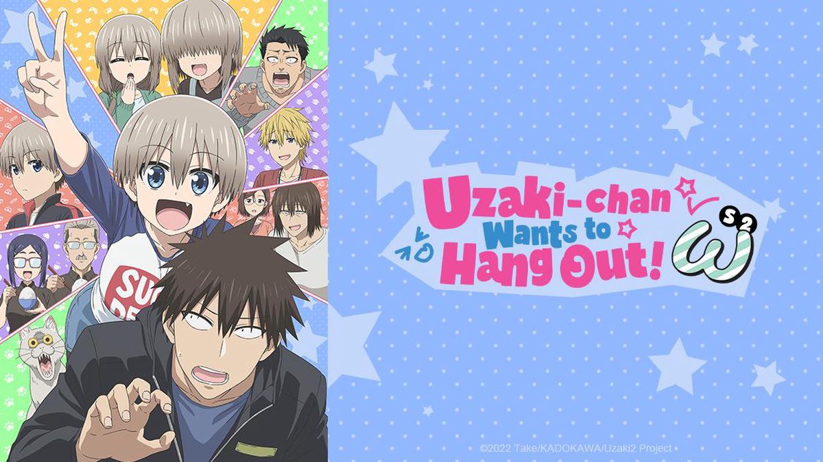 Uzaki-chan veut sortir !  affiche animée