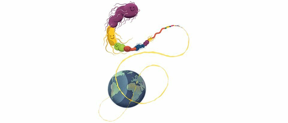 Empilés les uns sur les autres, quelle serait la taille de tous les germes et bactéries du monde ? 2 Empilés les uns sur les autres, quelle serait la taille de tous les germes et bactéries du monde ? - 1