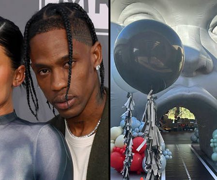 Kylie Jenner et Travis Scott ont appelé pour la fête d'anniversaire de leur fils à Astroworld 6 Kylie Jenner et Travis Scott ont appelé pour la fête d'anniversaire de leur fils à Astroworld - 5