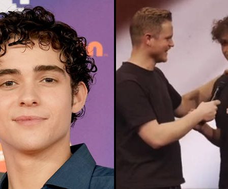 Joshua Bassett suscite l'inquiétude après avoir été baptisé dans une église anti-LGBTQ + 2 Joshua Bassett suscite l'inquiétude après avoir été baptisé dans une église anti-LGBTQ + - 1