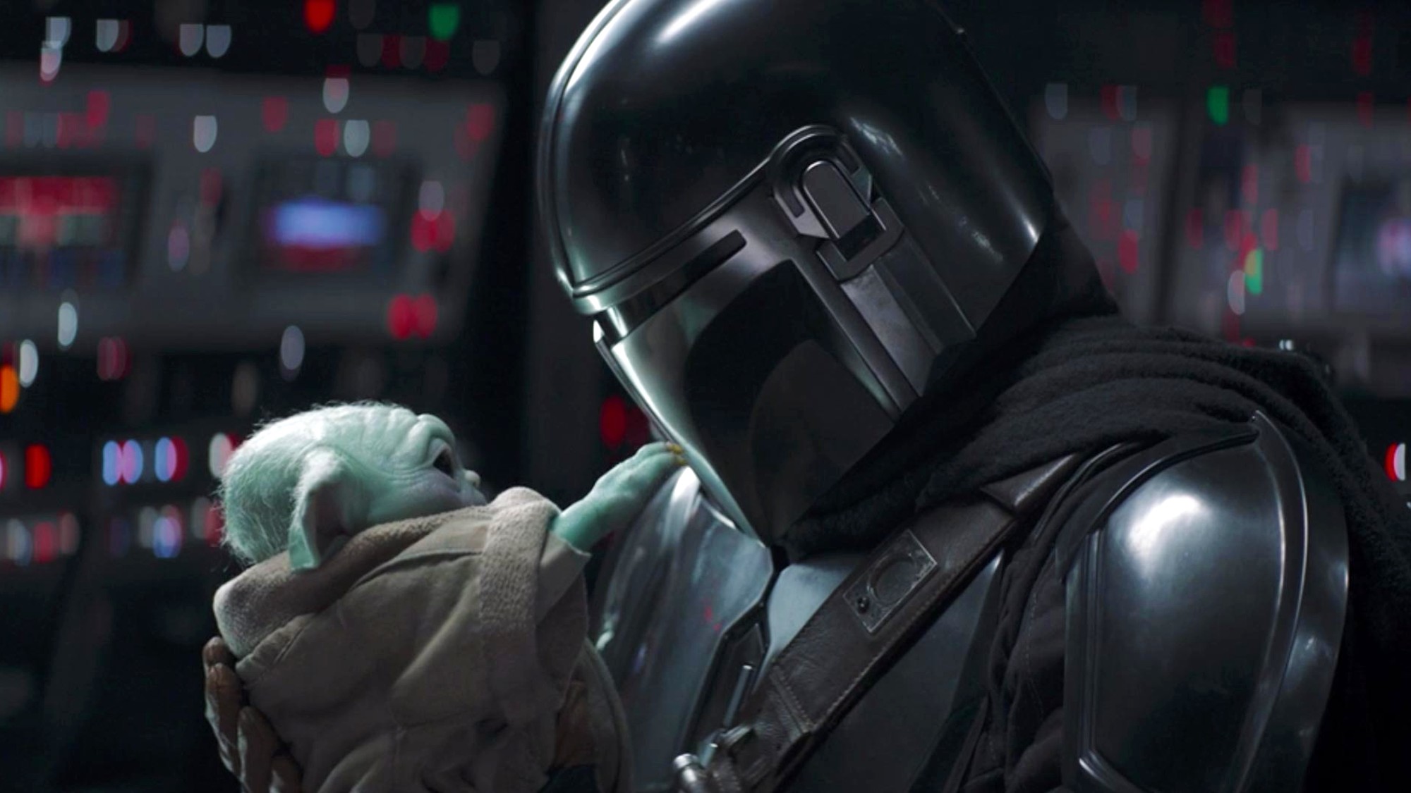 7 choses à savoir sur la saison 3 de The Mandalorian avant de la regarder 3 Grogu et Din Djarin se regardent dans le final de la saison 2 de The Mandalorian.