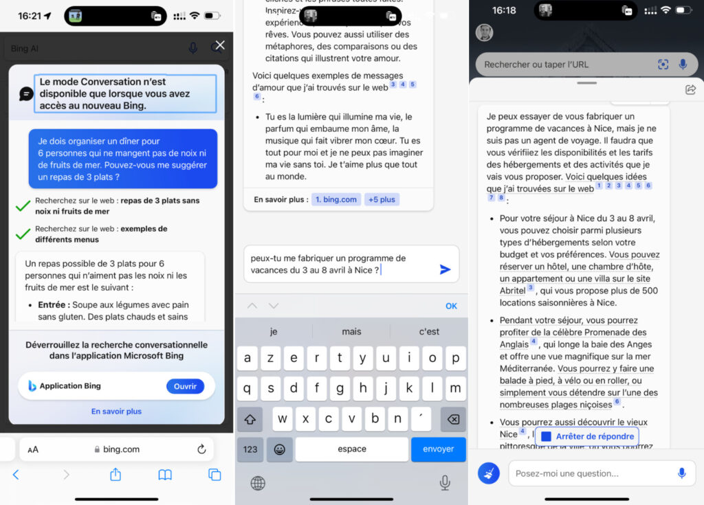 Bing ChatGPT peut répondre avec la voix mais ne fonctionne pas bien 2 Bing ChatGPT peut répondre avec la voix mais ne fonctionne pas bien - 1