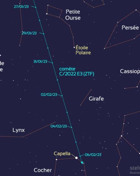 Comète C/2022 E3 (ZTF), la plus proche de la Terre : comment l'observer ? 4 Comète C/2022 E3 (ZTF), la plus proche de la Terre : comment l'observer ? - 3