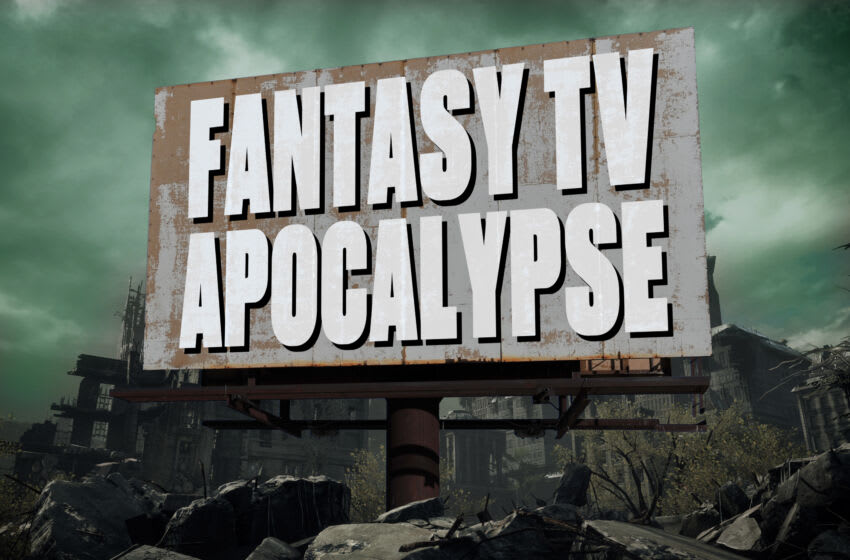 L'apocalypse arrive-t-elle (pour la télévision fantastique) ? 3 Scène post apocalyptique générée numériquement représentant un paysage urbain désolé avec des bâtiments en ruines et un ciel nuageux.
La scène a été rendue avec des shaders et un éclairage photoréalistes dans UE4 (Unreal Engine 4.23) avec quelques ajouts de post-production.