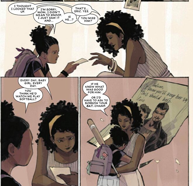 Qui est la fille de Blade ? Apprenez à connaître la Bloodline, le plus récent vampire de Marvel. 3 Brielle Brooks apprend à propos de son père Blade