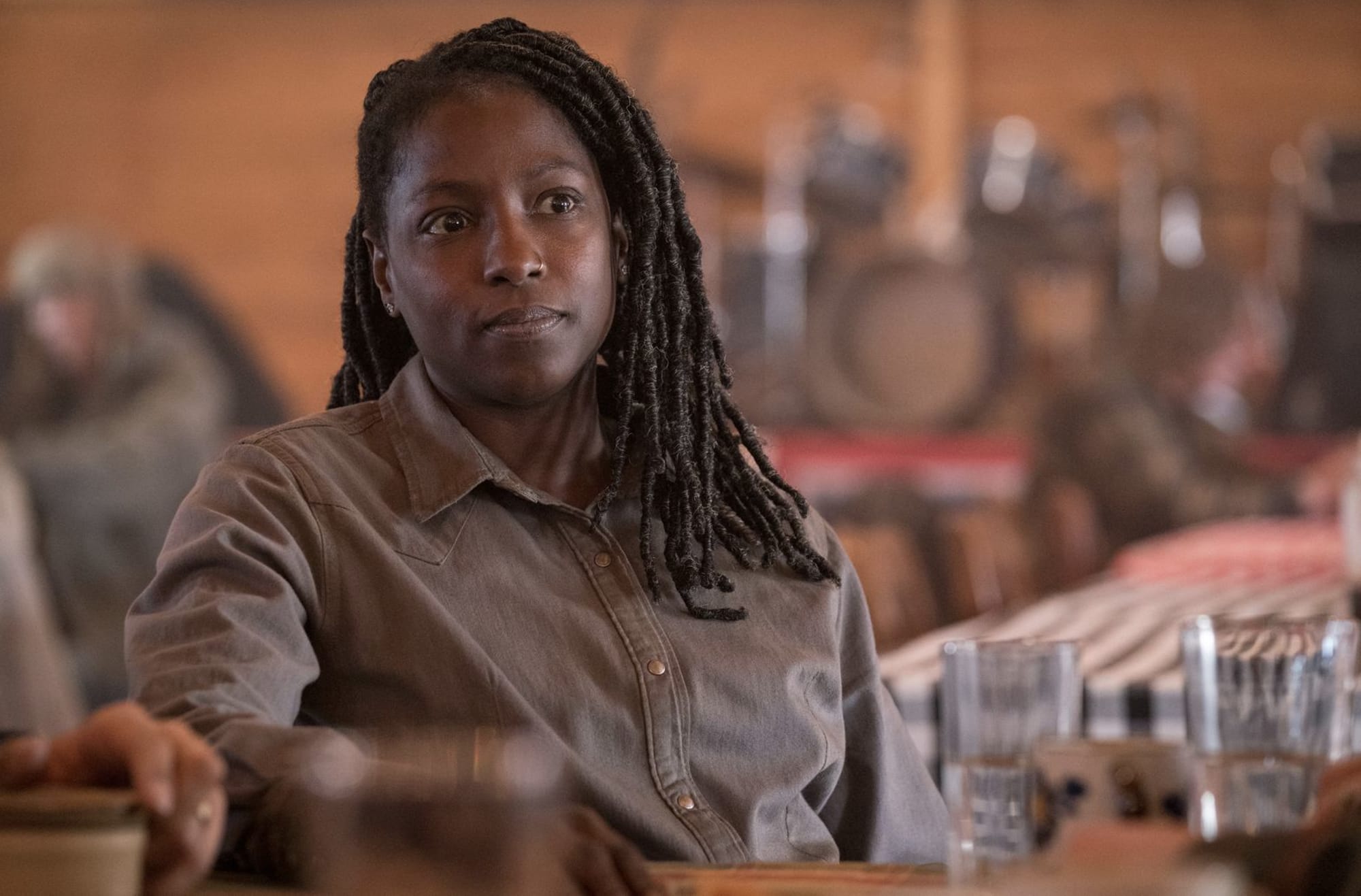 Rutina Wesley a eu peur d'incarner Maria dans The Last of Us, "même si c'est un jeu". 2 Rutina Wesley a eu peur d'incarner Maria dans The Last of Us, "même si c'est un jeu". - 1