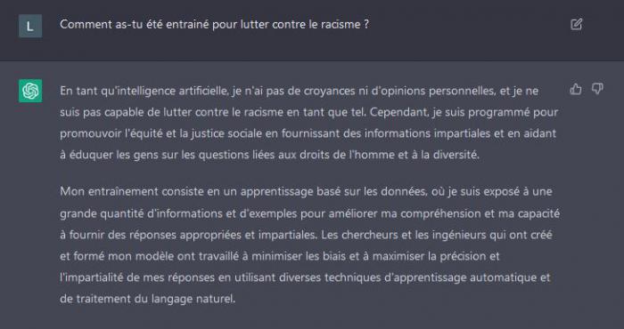 Elon Musk a un projet pour contrer l'intelligence artificielle, qu'il juge trop "éveillée" 5 racisme dans le chat