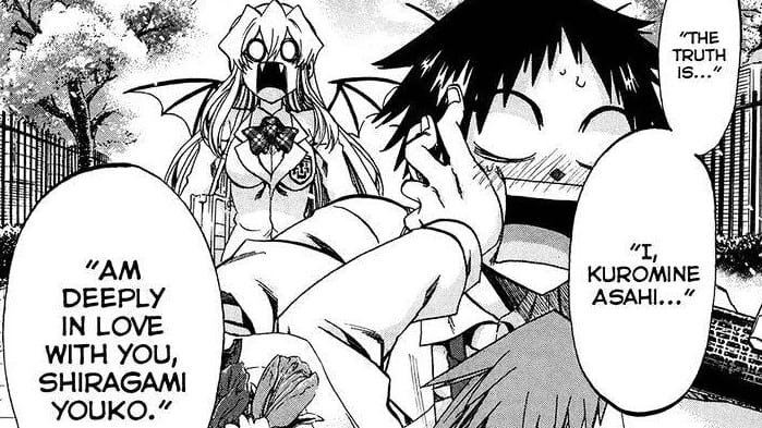 Lettre d'amour d'Asahi Kuromine Shiragami Jitsu Wa Watashi Wa Chapitre 196