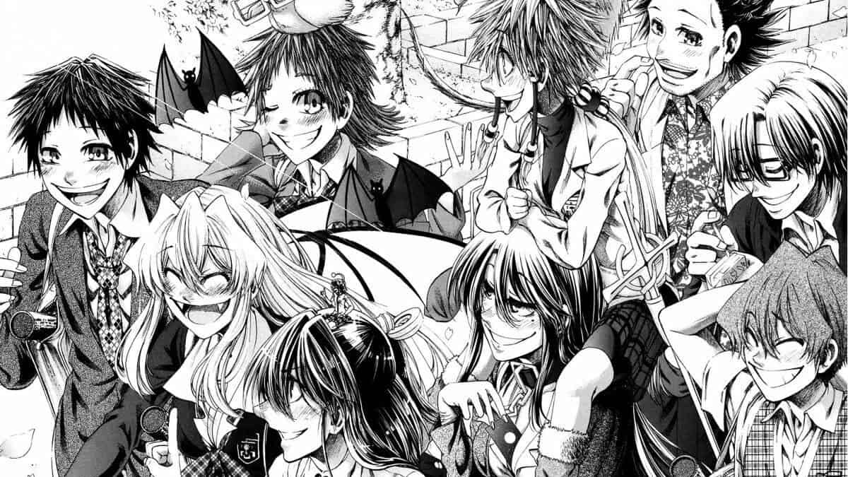 Asahi, Youko, Nagisa, Mikan, Akane, Rin, Akari, Saki et Yuika rentrent chez eux après leur cérémonie de remise des diplômes - Jitsu Wa Watashi Wa Chapitre 196