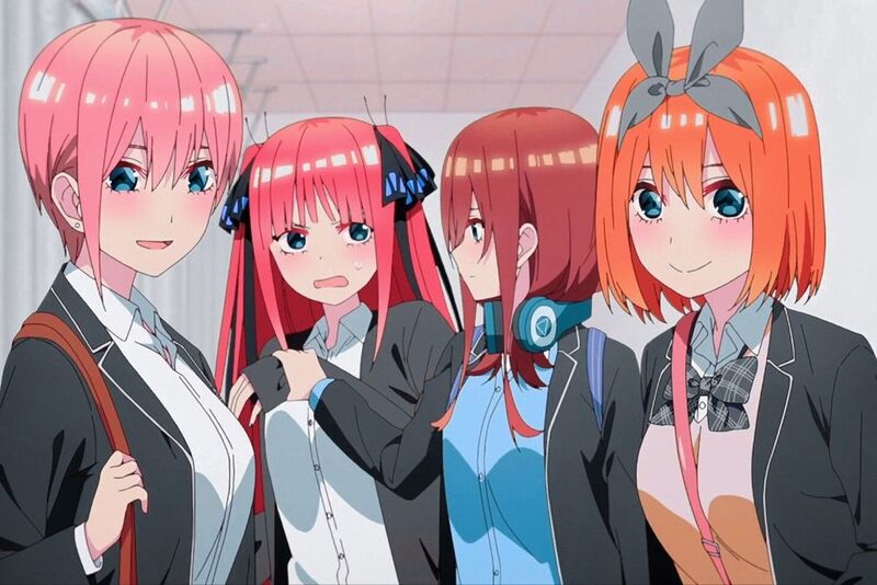 Top 10 des meilleurs anime de harem sur Crunchyroll 2021 classés 18 Les Quintuplés Quintessentiels