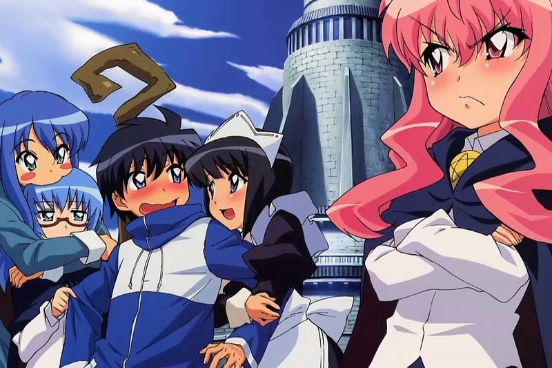 Top 20 des meilleurs anime Harem sur Netflix, Funimation, Crunchyroll et Hulu (2023) 4 Le Familier de Zéro
