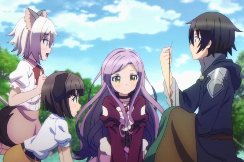 Top 20 des meilleurs anime Harem sur Netflix, Funimation, Crunchyroll et Hulu (2023) 7 Marche de la mort vers la Rhapsodie du monde parallèle