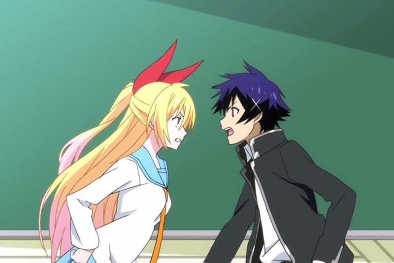 Top 20 des meilleurs anime Harem sur Netflix, Funimation, Crunchyroll et Hulu (2023) 21 Nisekoi : faux amour