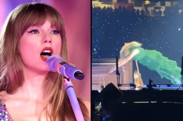 Voici comment Taylor Swift plonge et « nage » sur la scène du The Eras Tour - 8