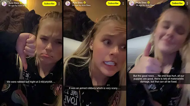 JoJo Siwa cambriolage