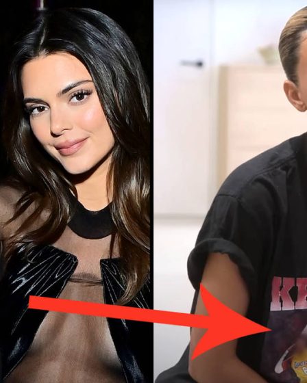 Kim Kardashian rôtit la vie amoureuse de Kendall Jenner avec un t-shirt d'ex-petit ami de la NBA 2 Kim Kardashian rôtit la vie amoureuse de Kendall Jenner avec un t-shirt d'ex-petit ami de la NBA - 1