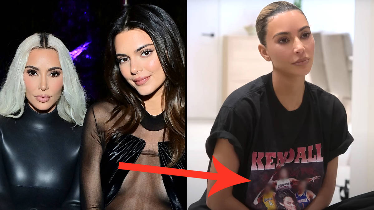 Kim Kardashian rôtit la vie amoureuse de Kendall Jenner avec un t-shirt d'ex-petit ami de la NBA 2 Kim Kardashian rôtit la vie amoureuse de Kendall Jenner avec un t-shirt d'ex-petit ami de la NBA - 1