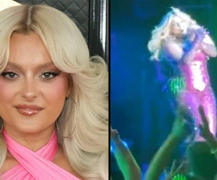 Bebe Rexha hospitalisée après qu'un fan lui ait jeté un téléphone sur la tête pendant un concert 72 Bebe Rexha hospitalisée après qu'un fan lui ait jeté un téléphone sur la tête pendant un concert - 71