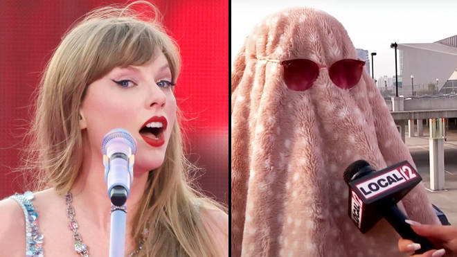 Un fan de Taylor Swift porte un déguisement après avoir été malade au travail pour aller à The Eras Tour 2 Un fan de Taylor Swift porte un déguisement après avoir été malade au travail pour aller à The Eras Tour - 1