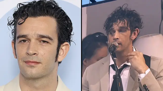 Matty Healy dit qu'il regrette les récents commentaires offensants lors du concert de 1975 3 Matty Healy dit qu'il regrette certaines des choses qu'il a dites et faites au cours des dernières années