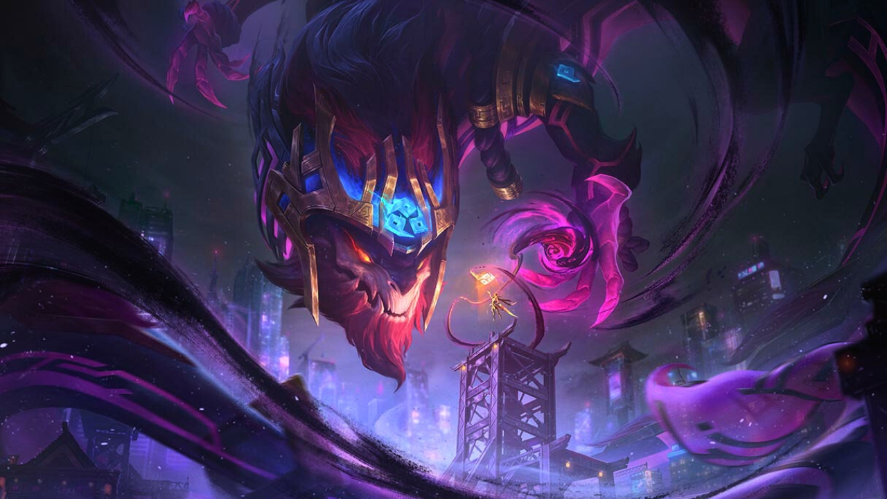 Skin Inkshadow d'Aurelion Sol dans League of Legends