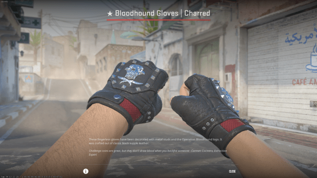 Gants Bloodhound Gants carbonisés de CS2.
