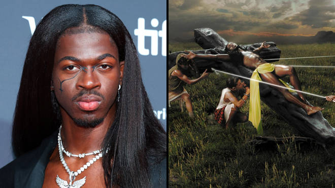 Lil Nas X défend l'art de J Christ après que des gens l'accusent de se moquer de Jésus 2 Lil Nas X défend l'art de J Christ après que des gens l'accusent de se moquer de Jésus - 1