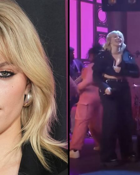 Reneé Rapp a habilement évité un dysfonctionnement de sa tenue lors de la performance de SNL - 71