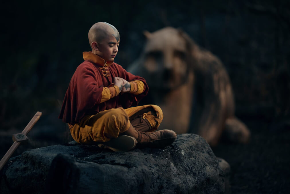 Aang dans Avatar : le dernier maître de l'air Aang dans Avatar : le dernier maître de l'air