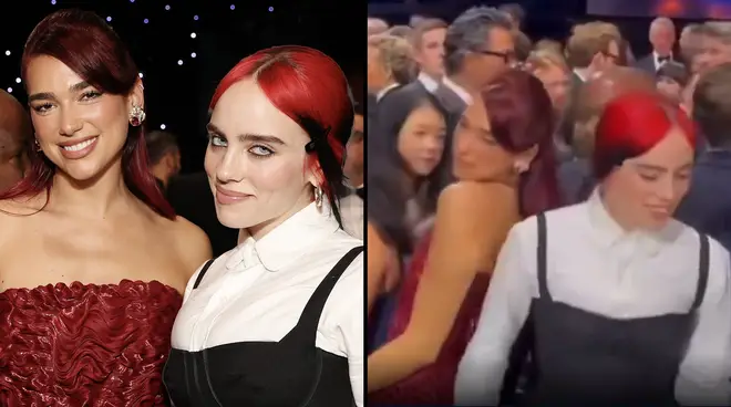 Dua Lipa étant accidentellement « ignorée » par Billie Eilish dans une vidéo virale, cela fait... 3 Les fans se sentent