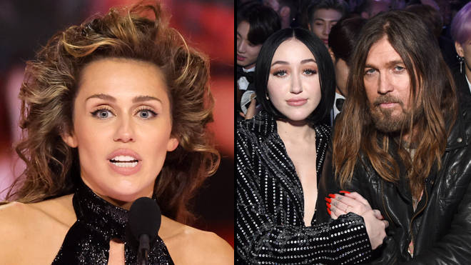 Les fans de Miley Cyrus pensent qu'elle a critiqué Noah Cyrus et Billy Ray Cyrus dans son discours aux Grammys 2 Les fans de Miley Cyrus pensent qu'elle a critiqué Noah Cyrus et Billy Ray Cyrus dans son discours aux Grammys - 1
