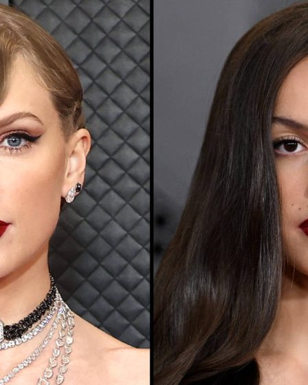 Taylor Swift et Olivia Rodrigo ont mis fin aux rumeurs de querelles dans une vidéo virale des Grammys - 131