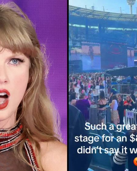 Une fan de Taylor Swift paie 800 $ pour un billet VIP pour l'Eras Tour et découvre que son point de vue est... 122 Une fan de Taylor Swift paie 800 $ pour un billet VIP pour l'Eras Tour et découvre que son point de vue est... - 121