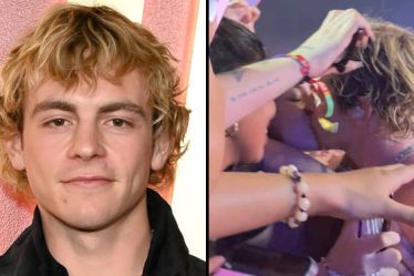 Ross Lynch embrasse un fan dans la foule au spectacle Lollapalooza dans une vidéo virale - 7