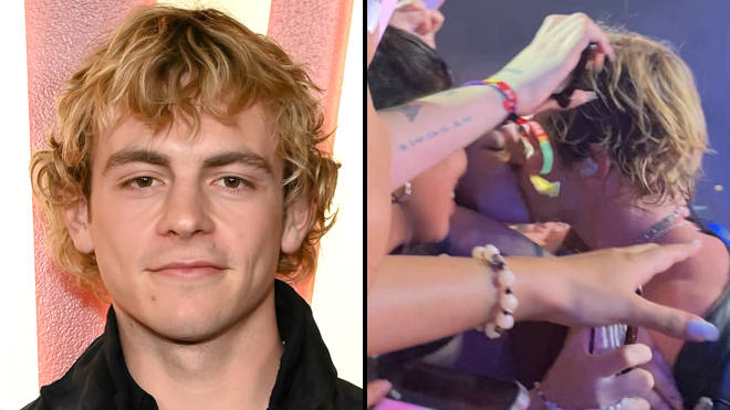 Ross Lynch embrasse un fan dans la foule au spectacle Lollapalooza dans une vidéo virale 2 Ross Lynch embrasse un fan dans la foule au spectacle Lollapalooza dans une vidéo virale - 1