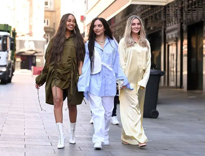 Perrie Edwards parle d'amener son fils Axel et Little Mix à faire leurs débuts en solo à Capital Summertime... 5 Perrie fait allusion aux filles Little Mix qui viennent au Summertime Ball