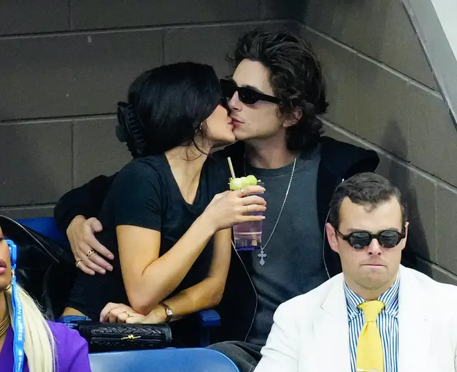 Kylie Jenner est-elle de nouveau enceinte du bébé de Timotheé Chalamet ? 5 Kylie Jenner et Timotheé Chalamet à l'US Open