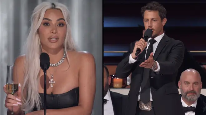 Kim Kardashian défendue contre des blagues "dégoûtantes" faisant honte aux salopes chez Tom Brady Roast 3 Kim Kardashian s'est défendue