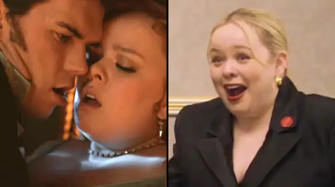Nicola Coughlan de Bridgerton n'avait aucune idée que Luke Newton avait "improvisé" les détails de Colin dans... 3 Nicola Coughlan n'avait aucune idée que Luke Newton avait «improvisé» les détails viraux de Colin dans la scène du carrosse