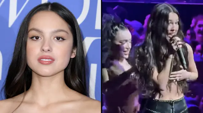 Olivia Rodrigo évite un dysfonctionnement majeur de sa garde-robe sur scène 3 Olivia Rodrigo évite un dysfonctionnement majeur de sa garde-robe sur scène