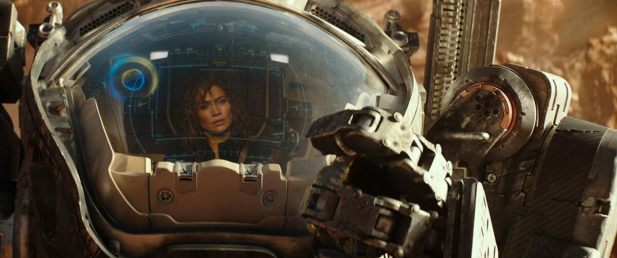 Atlas. Jennifer Lopez dans le rôle du berger de l'Atlas. Cr. Avec l'aimable autorisation de Netflix © 2024. Atlas. Jennifer Lopez dans le rôle du berger de l'Atlas. Cr. Avec l'aimable autorisation de Netflix © 2024.