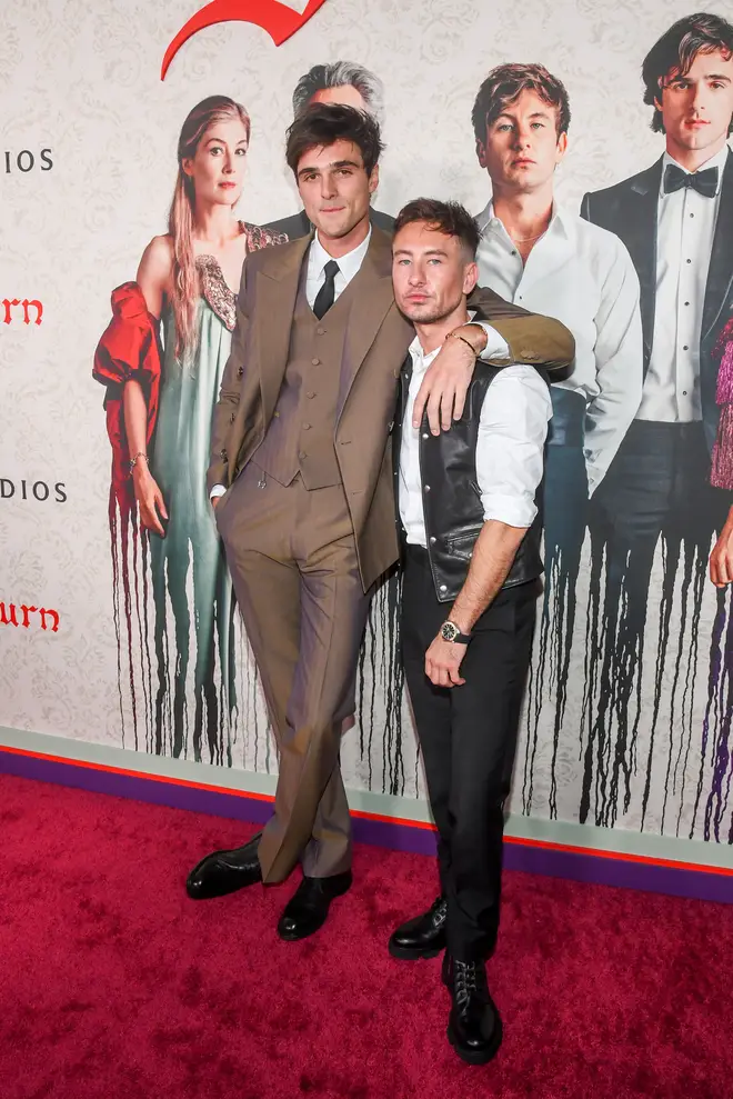 Dossier d'information de Barry Keoghan comprenant la taille, la petite amie Sabrina Carpenter et l'ex Alyson... 6 Jacob Elordi et Barry Keoghan à la première de Saltburn