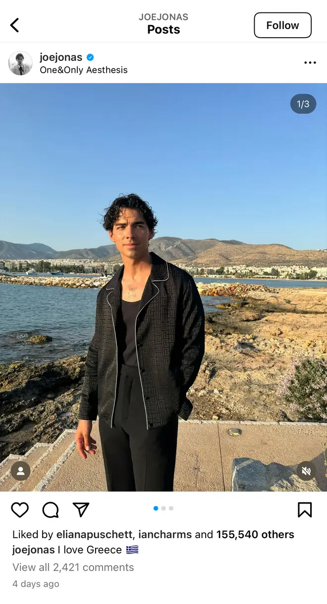 Qui est Laila Abdallah ? La petite amie présumée de Joe Jonas révélée 4 Joe Jonas était en vacances en Grèce