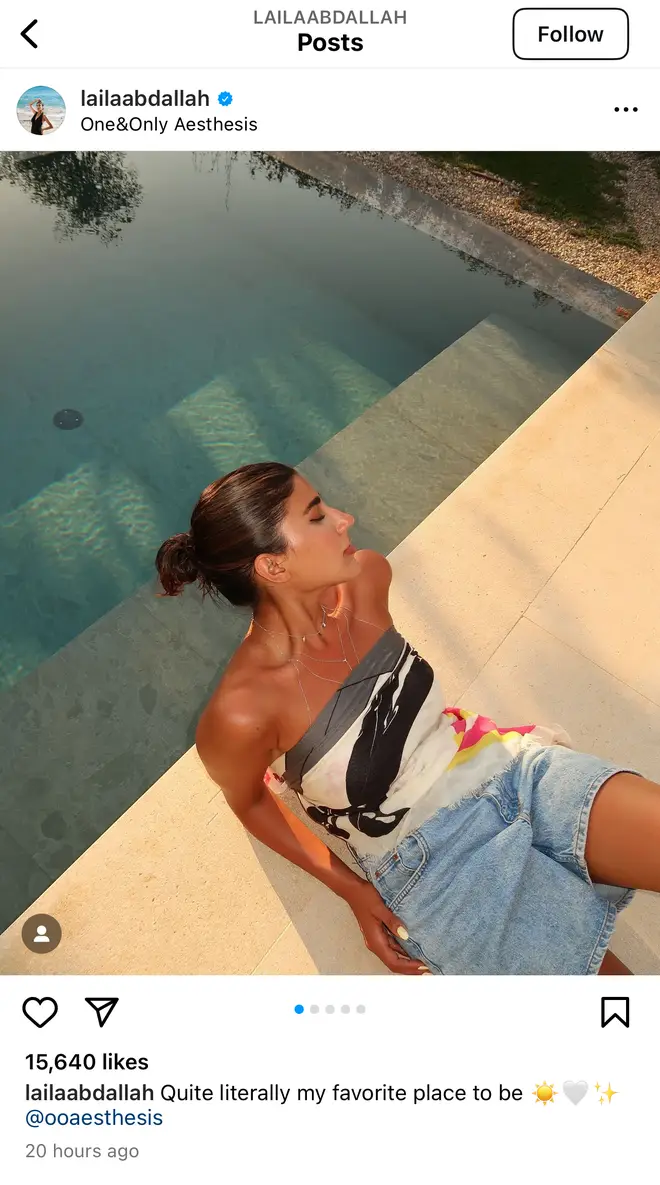 Qui est Laila Abdallah ? La petite amie présumée de Joe Jonas révélée 5 Laila Abdallah a également partagé des photos dans la même destination de vacances que Joe Jonas