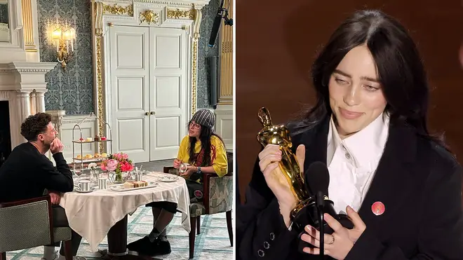 Billie Eilish explique comment les Oscars sont devenus sa soirée préférée de 2024 jusqu'à présent 3 Billie Eilish s'est entretenue avec Jordan North de Capital