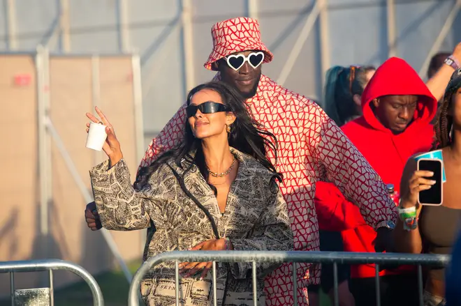 Maya Jama et Stormzy révèlent la raison de leur deuxième séparation dans une déclaration de rupture sous le choc 4 Stormzy et Maya Jama au Glastonbury Festival 2024