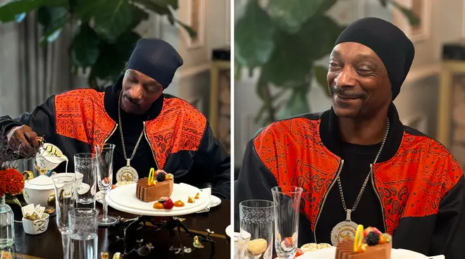 Snoop Dogg célèbre 30 ans de « Gin and Juice » avec un goûter et de la nouvelle musique 3 Snoop Dogg prend un très bon thé avec Capital