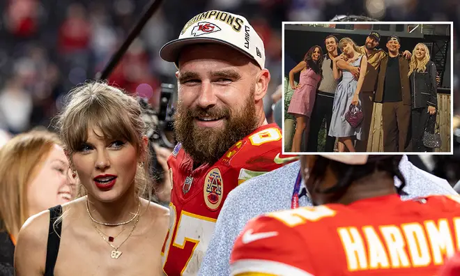 Taylor Swift et Travis Kelce ont l'air tellement amoureux lors d'une soirée avec leurs amis 3 Taylor Swift et Travis Kelce ont été rejoints par leurs amis en Europe